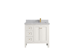 Nashville 36 in. W x 22 in. D Right Offset Sink Bathroom Vanity - photo 15