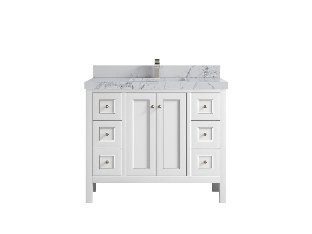 Nashville 42 in. W x 22 in. D Single Sink Bathroom Vanity - Willow Bath and Vanity