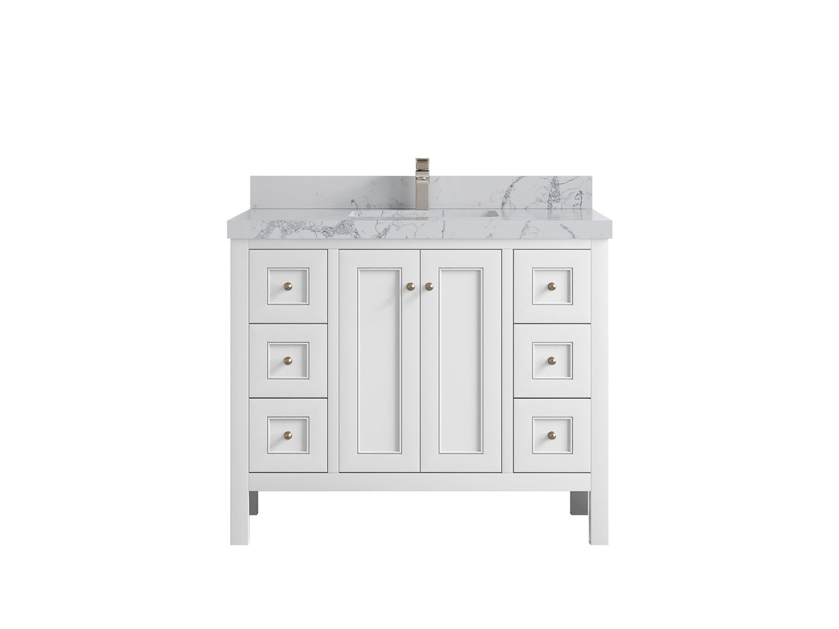 Nashville 42 in. W x 22 in. D Single Sink Bathroom Vanity - Willow Bath and Vanity