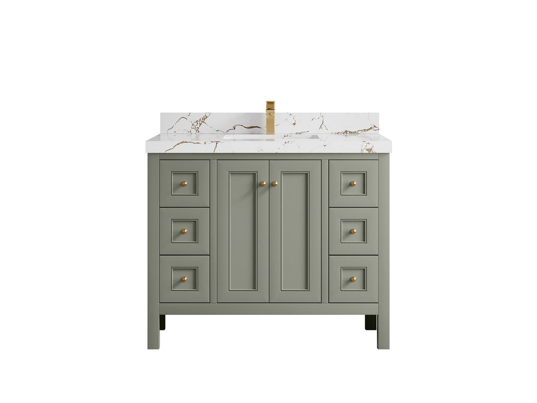 Nashville 42 in. W x 22 in. D Single Sink Bathroom Vanity - Willow Bath and Vanity