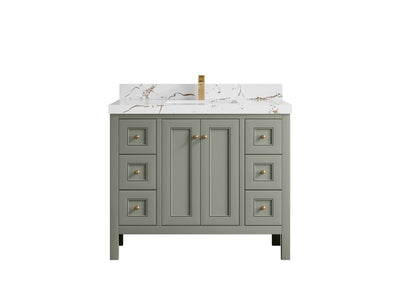 Nashville 42 in. W x 22 in. D Single Sink Bathroom Vanity - Willow Bath and Vanity