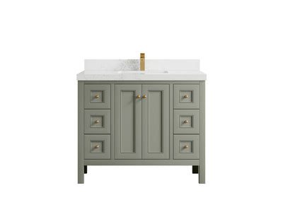 Nashville 42 in. W x 22 in. D Single Sink Bathroom Vanity - Willow Bath and Vanity