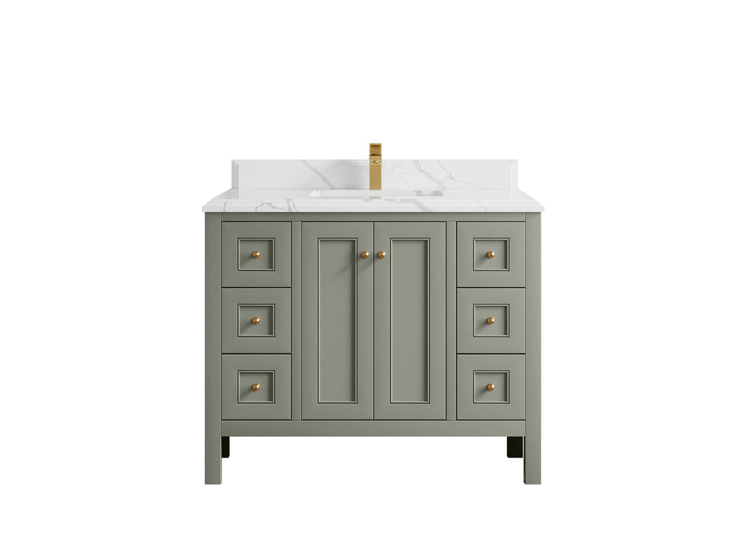 Nashville 42 in. W x 22 in. D Single Sink Bathroom Vanity - Willow Bath and Vanity