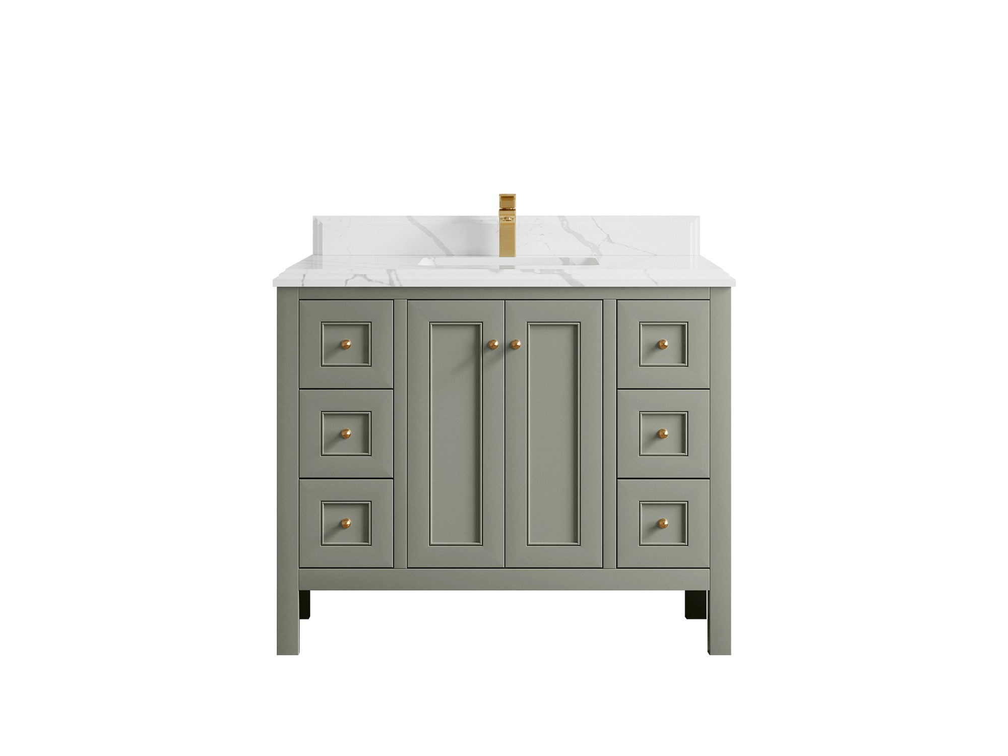 Nashville 42 in. W x 22 in. D Single Sink Bathroom Vanity - Willow Bath and Vanity