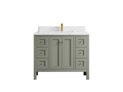 Nashville 42 in. W x 22 in. D Single Sink Bathroom Vanity - Willow Bath and Vanity