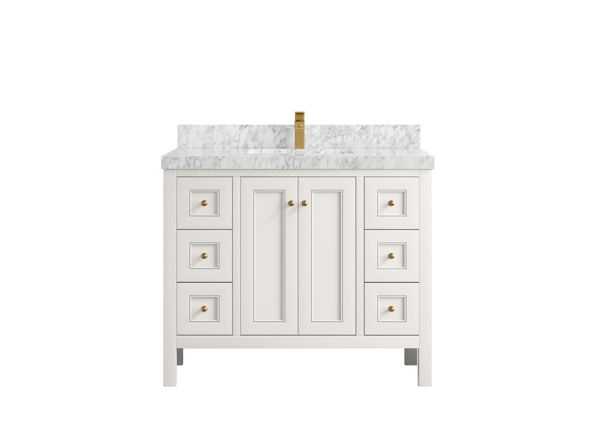 Nashville 42 in. W x 22 in. D Single Sink Bathroom Vanity - Willow Bath and Vanity
