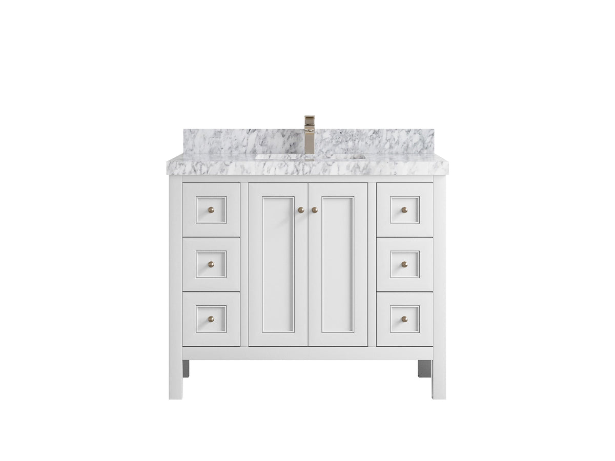Nashville 42 in. W x 22 in. D Single Sink Bathroom Vanity - Willow Bath and Vanity