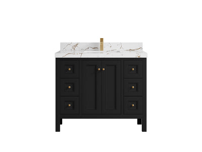 Nashville 42 in. W x 22 in. D Single Sink Bathroom Vanity - Willow Bath and Vanity