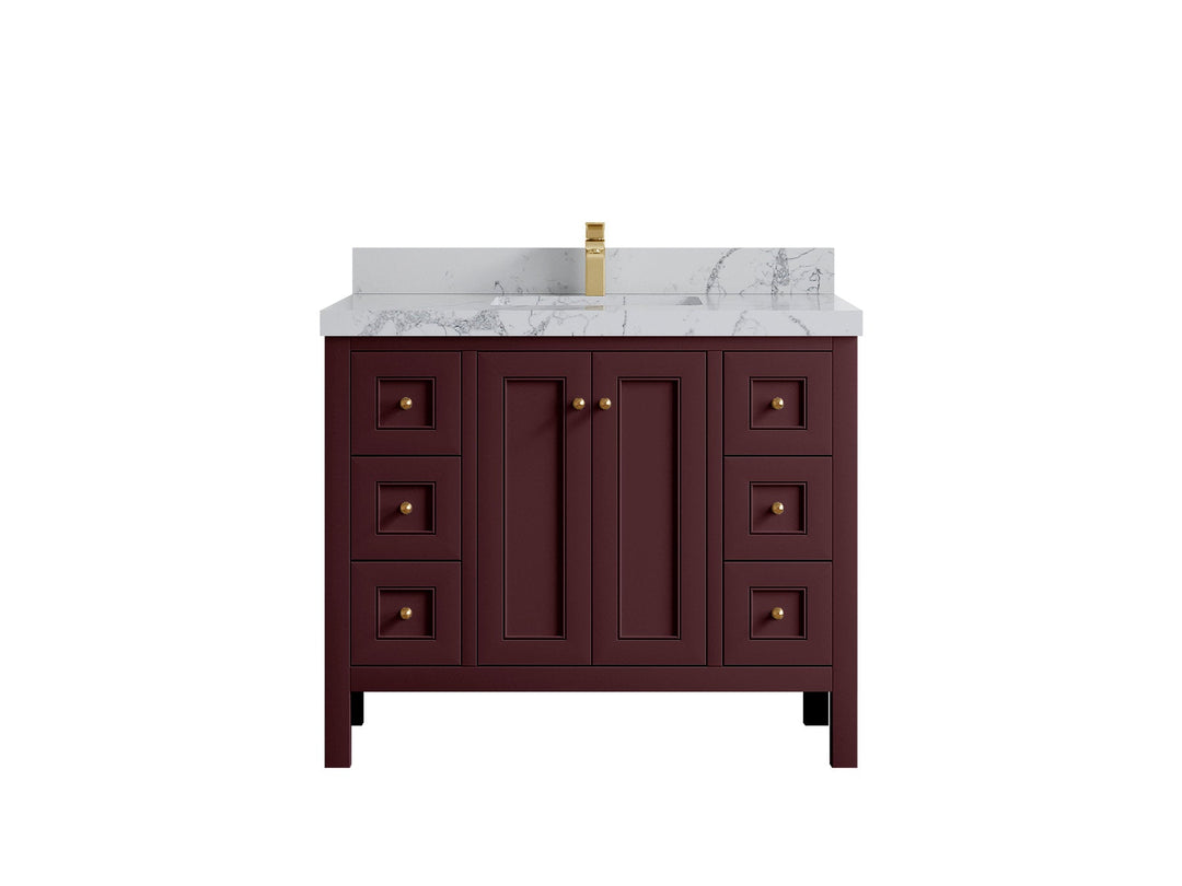 Nashville 42 in. W x 22 in. D Single Sink Bathroom Vanity - Willow Bath and Vanity
