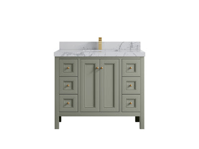 Nashville 42 in. W x 22 in. D Single Sink Bathroom Vanity - Willow Bath and Vanity