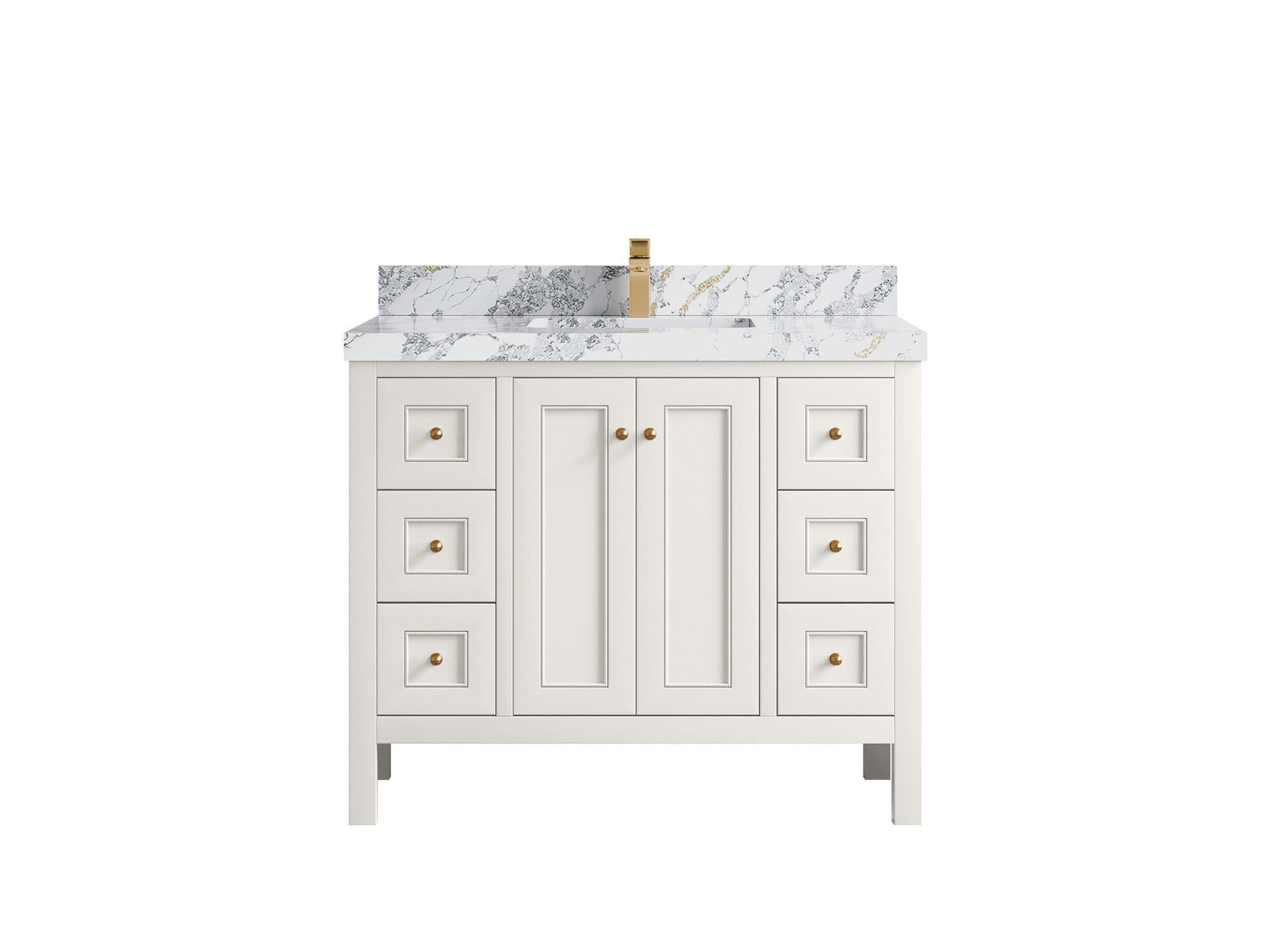 Nashville 42 in. W x 22 in. D Single Sink Bathroom Vanity - Willow Bath and Vanity