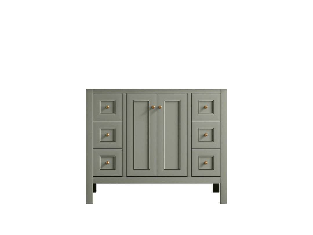 Nashville 42 in. W x 22 in. D Single Sink Bathroom Vanity - Willow Bath and Vanity