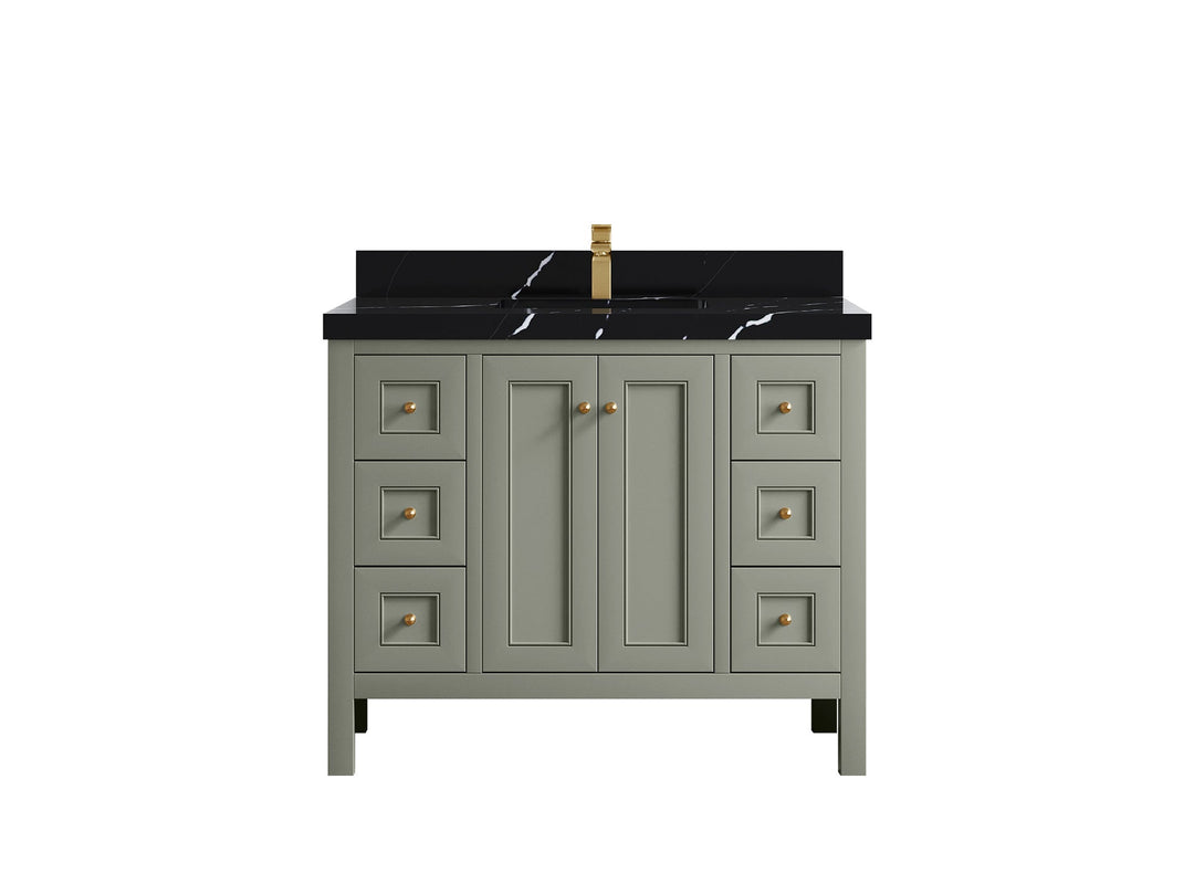 Nashville 42 in. W x 22 in. D Single Sink Bathroom Vanity - Willow Bath and Vanity