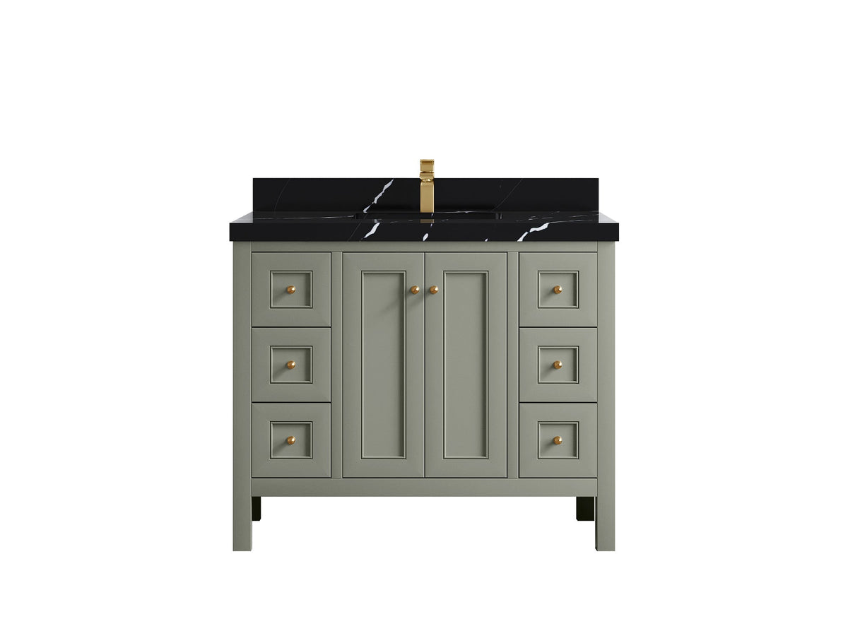 Nashville 42 in. W x 22 in. D Single Sink Bathroom Vanity - Willow Bath and Vanity