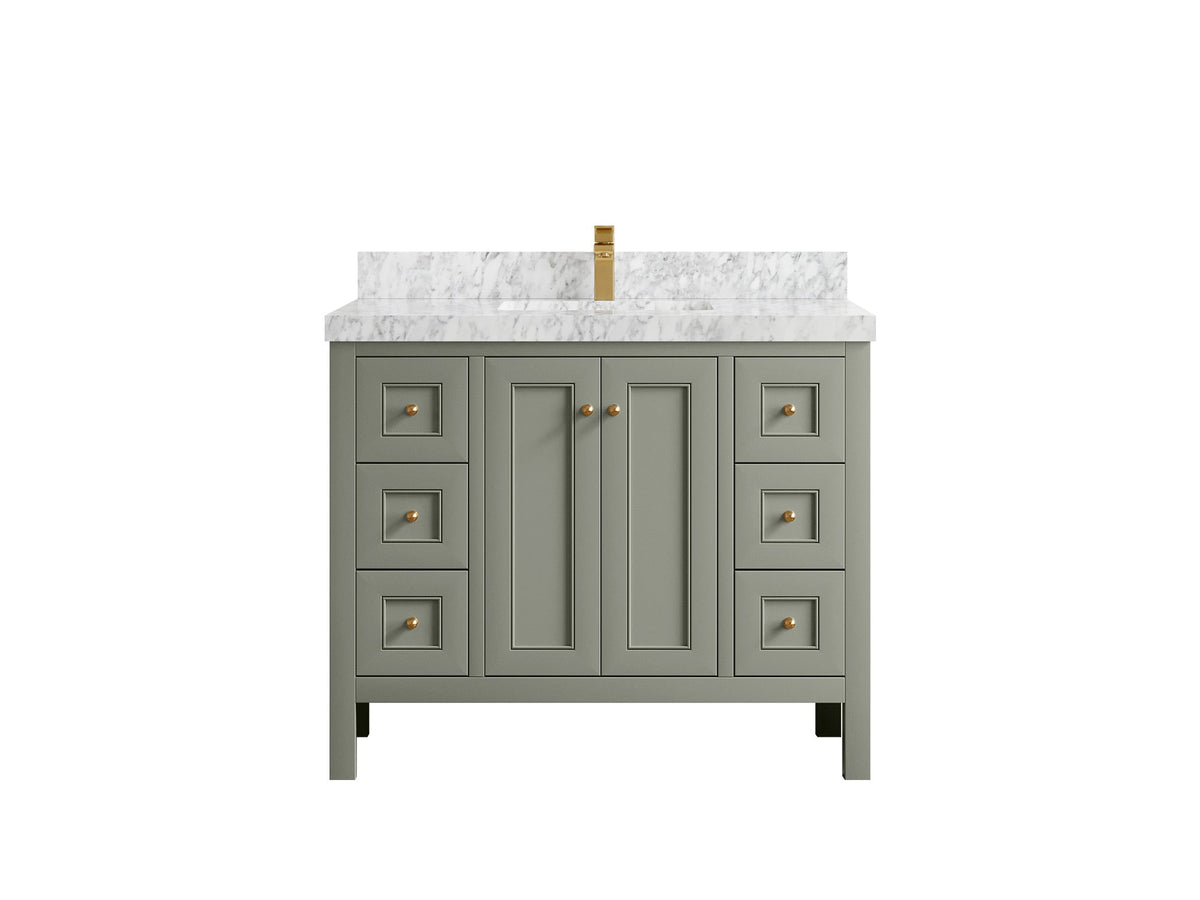 Nashville 42 in. W x 22 in. D Single Sink Bathroom Vanity - Willow Bath and Vanity