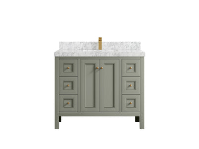 Nashville 42 in. W x 22 in. D Single Sink Bathroom Vanity - Willow Bath and Vanity