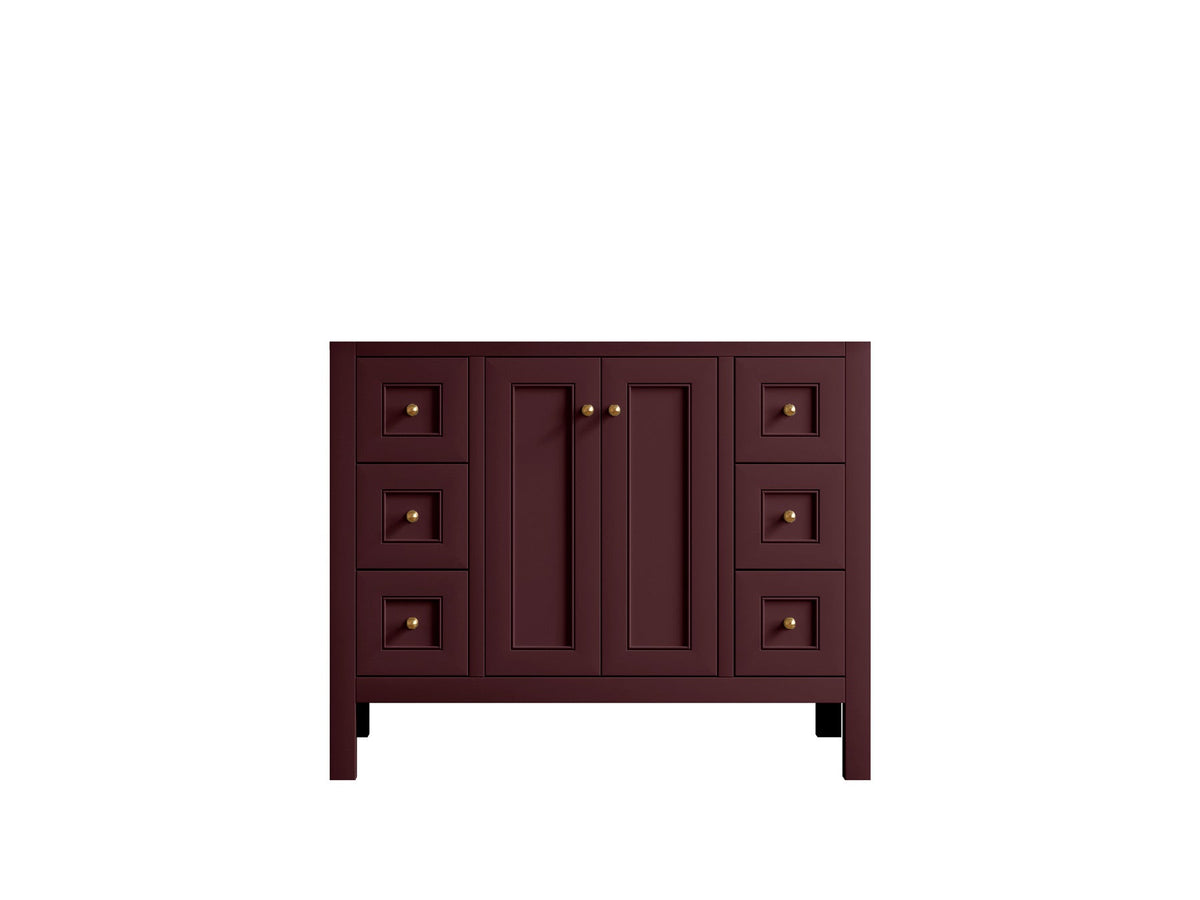 Nashville 42 in. W x 22 in. D Single Sink Bathroom Vanity - Willow Bath and Vanity