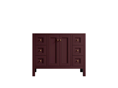 Nashville 42 in. W x 22 in. D Single Sink Bathroom Vanity - Willow Bath and Vanity