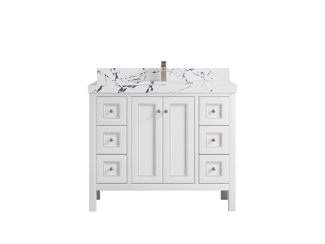 Nashville 42 in. W x 22 in. D Single Sink Bathroom Vanity - Willow Bath and Vanity