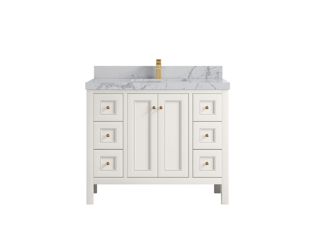 Nashville 42 in. W x 22 in. D Single Sink Bathroom Vanity - Willow Bath and Vanity