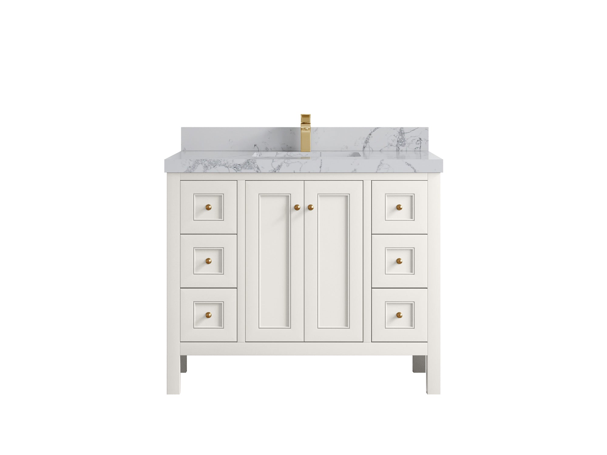 Nashville 42 in. W x 22 in. D Single Sink Bathroom Vanity - Willow Bath and Vanity