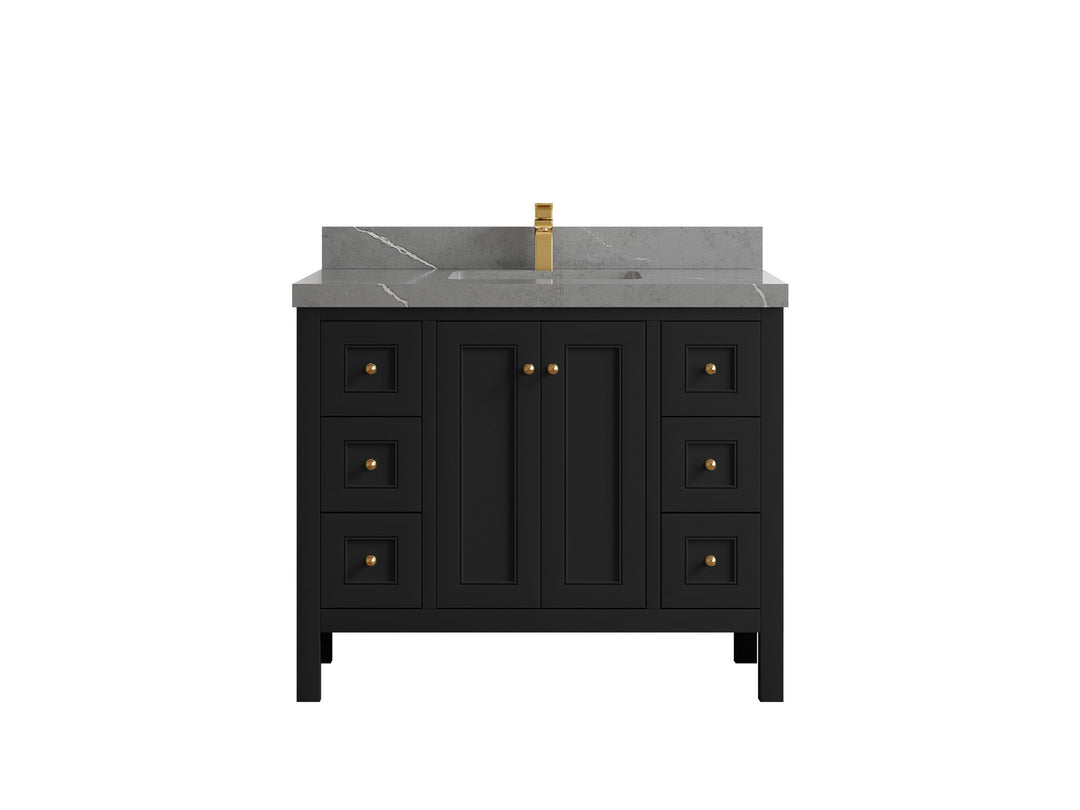 Nashville 42 in. W x 22 in. D Single Sink Bathroom Vanity - Willow Bath and Vanity
