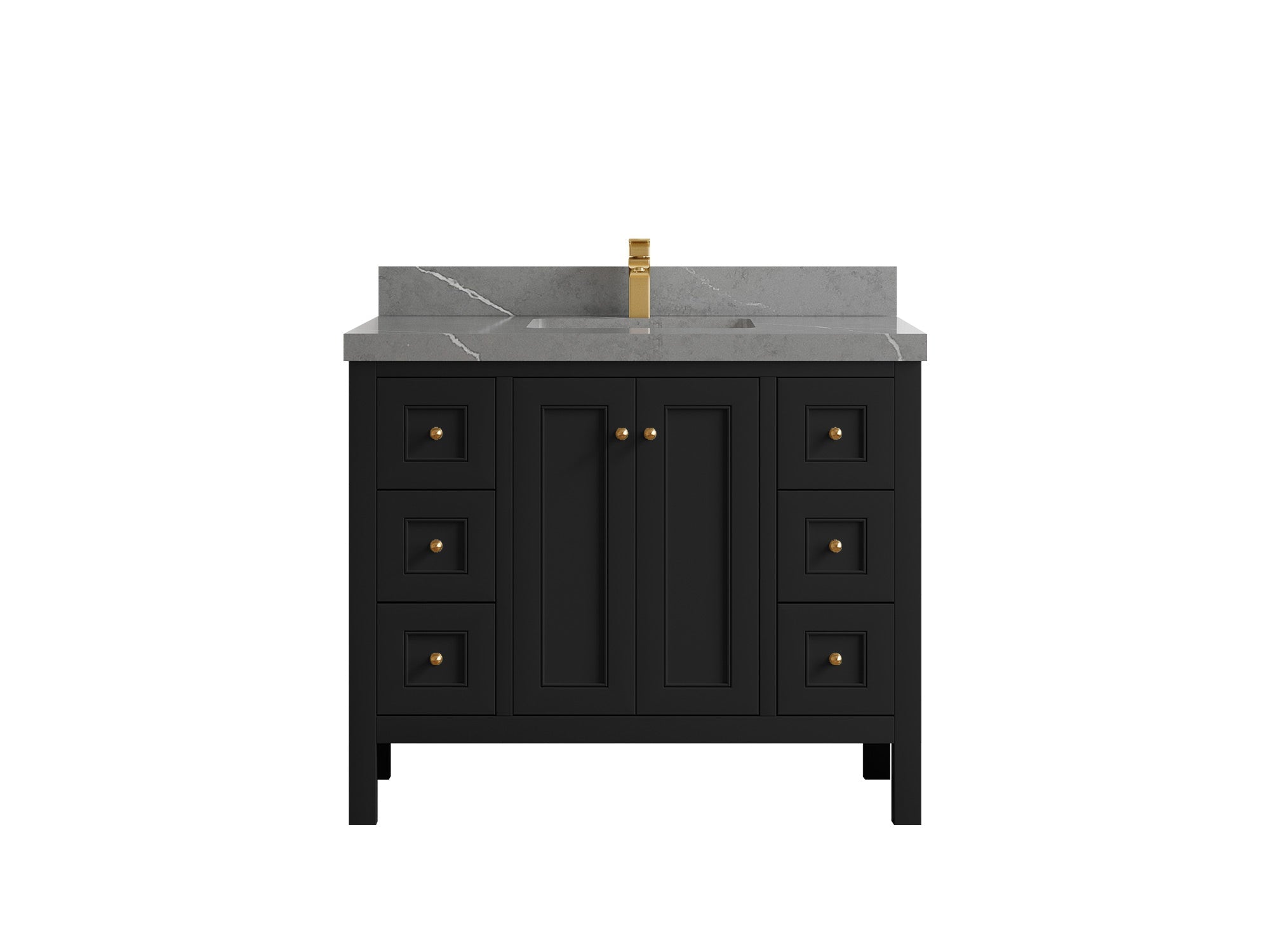 Nashville 42 in. W x 22 in. D Single Sink Bathroom Vanity - Willow Bath and Vanity