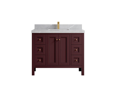 Nashville 42 in. W x 22 in. D Single Sink Bathroom Vanity - Willow Bath and Vanity