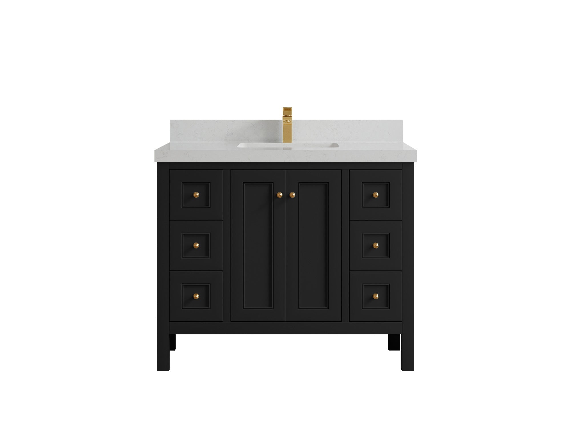 Nashville 42 in. W x 22 in. D Single Sink Bathroom Vanity - Willow Bath and Vanity