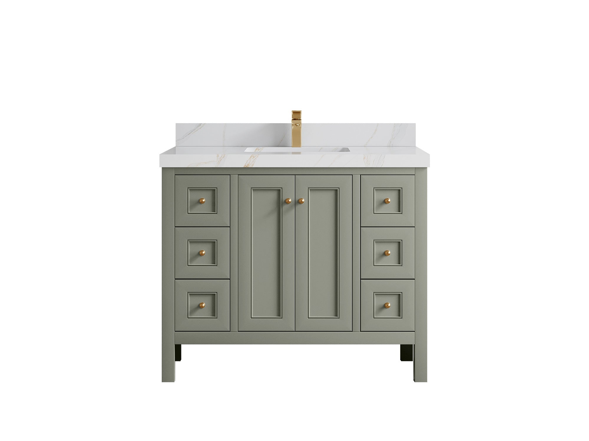 Nashville 42 in. W x 22 in. D Single Sink Bathroom Vanity - Willow Bath and Vanity