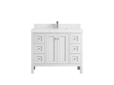 Nashville 42 in. W x 22 in. D Single Sink Bathroom Vanity - Willow Bath and Vanity