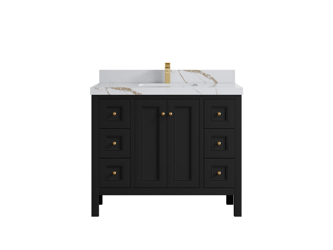 Nashville 42 in. W x 22 in. D Single Sink Bathroom Vanity - Willow Bath and Vanity