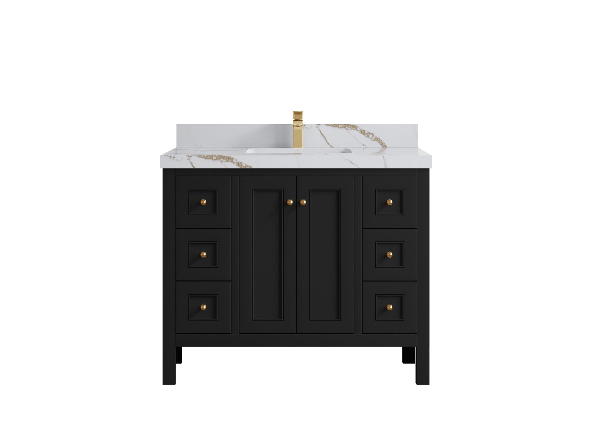 Nashville 42 in. W x 22 in. D Single Sink Bathroom Vanity - Willow Bath and Vanity