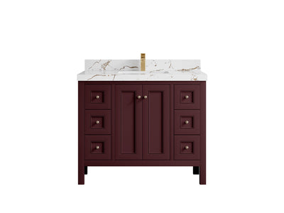 Nashville 42 in. W x 22 in. D Single Sink Bathroom Vanity - Willow Bath and Vanity