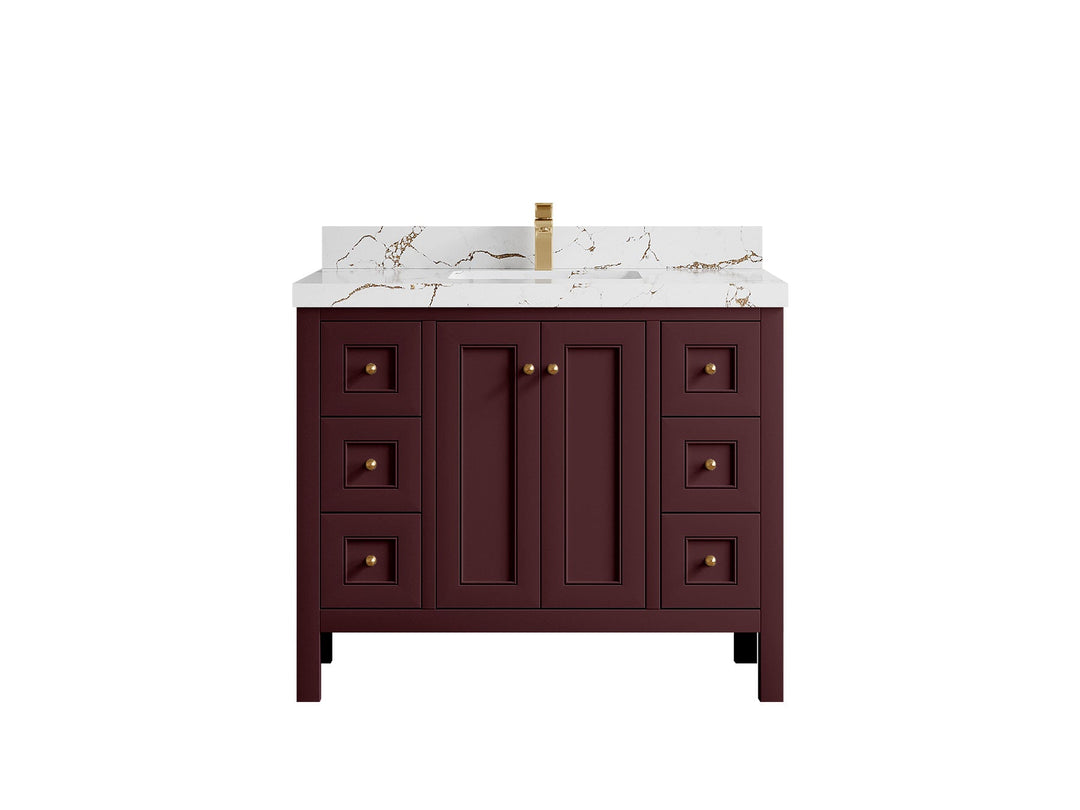 Nashville 42 in. W x 22 in. D Single Sink Bathroom Vanity - Willow Bath and Vanity