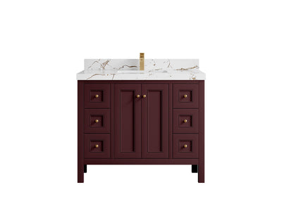 Nashville 42 in. W x 22 in. D Single Sink Bathroom Vanity - Willow Bath and Vanity