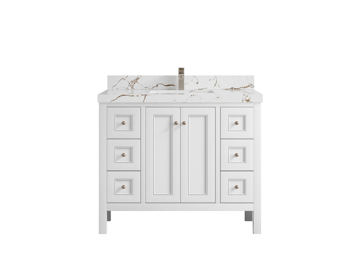 Nashville 42 in. W x 22 in. D Single Sink Bathroom Vanity - Willow Bath and Vanity
