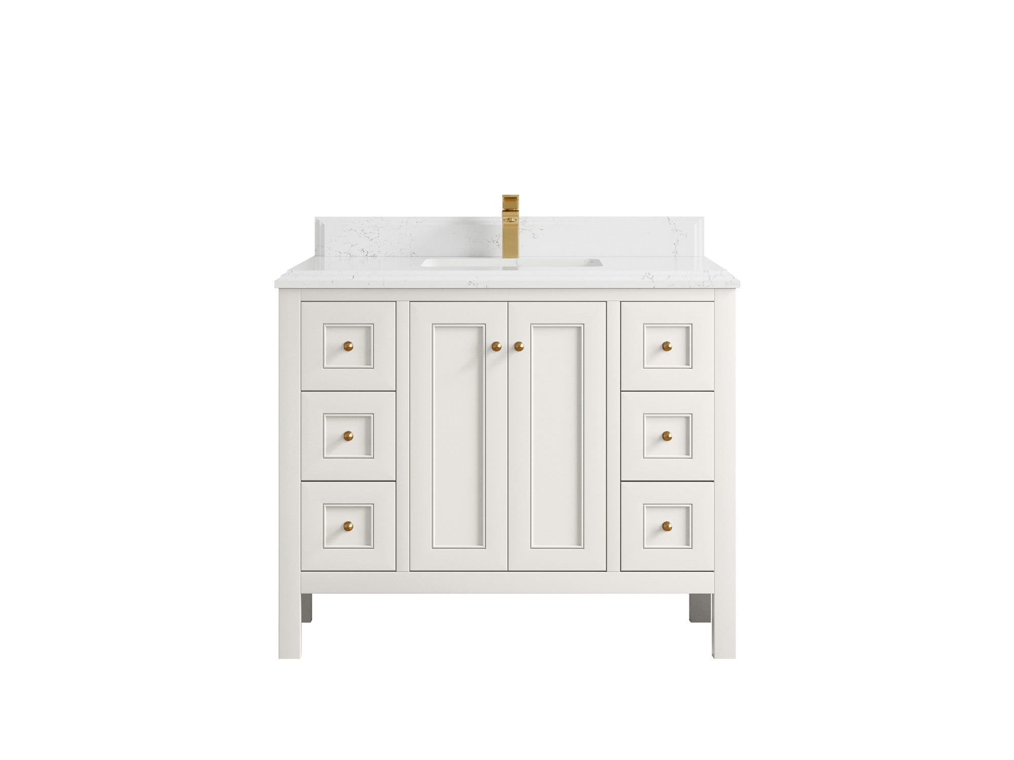 Nashville 42 in. W x 22 in. D Single Sink Bathroom Vanity - Willow Bath and Vanity