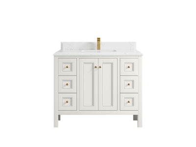 Nashville 42 in. W x 22 in. D Single Sink Bathroom Vanity - Willow Bath and Vanity