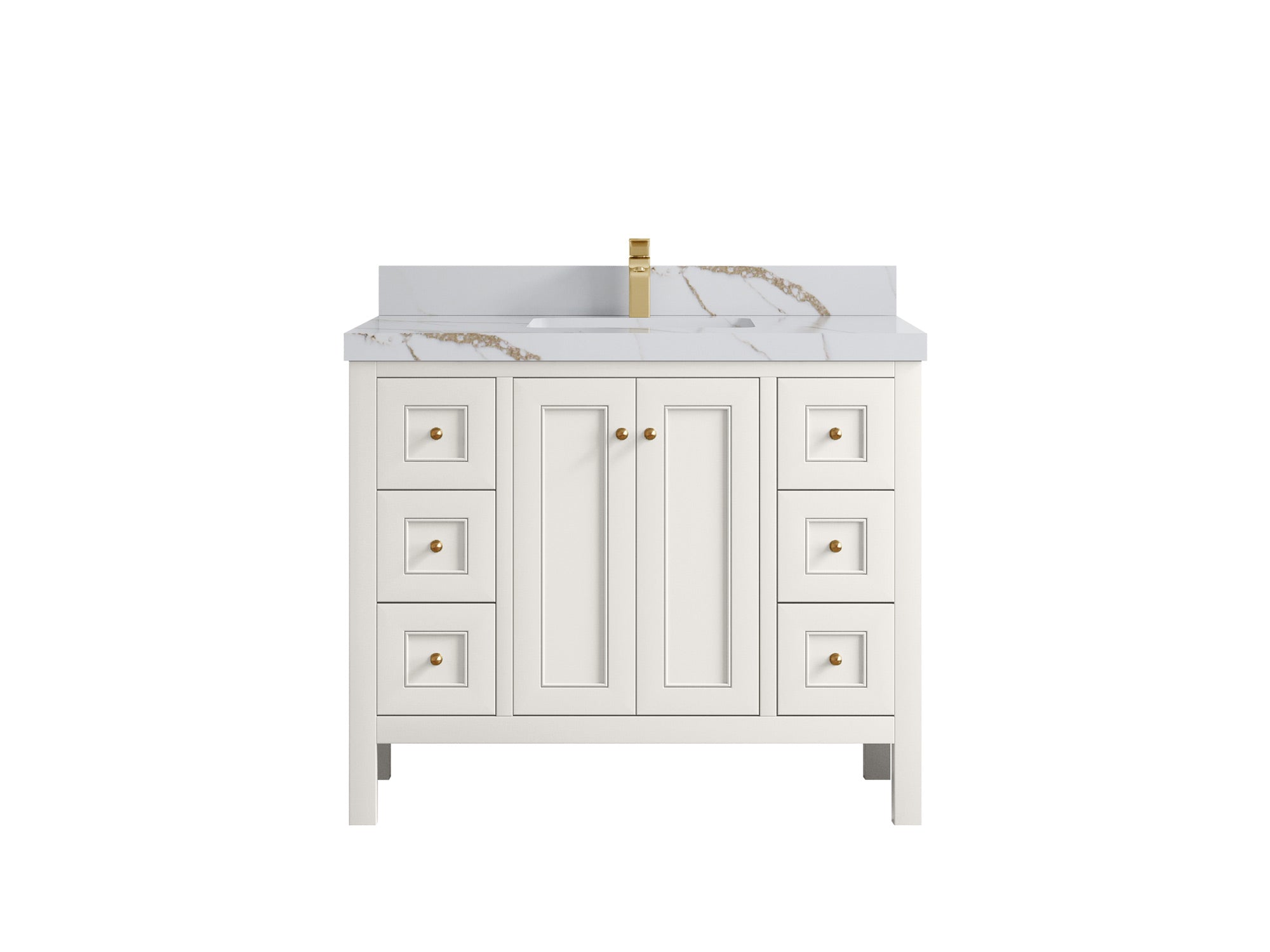 Nashville 42 in. W x 22 in. D Single Sink Bathroom Vanity - Willow Bath and Vanity
