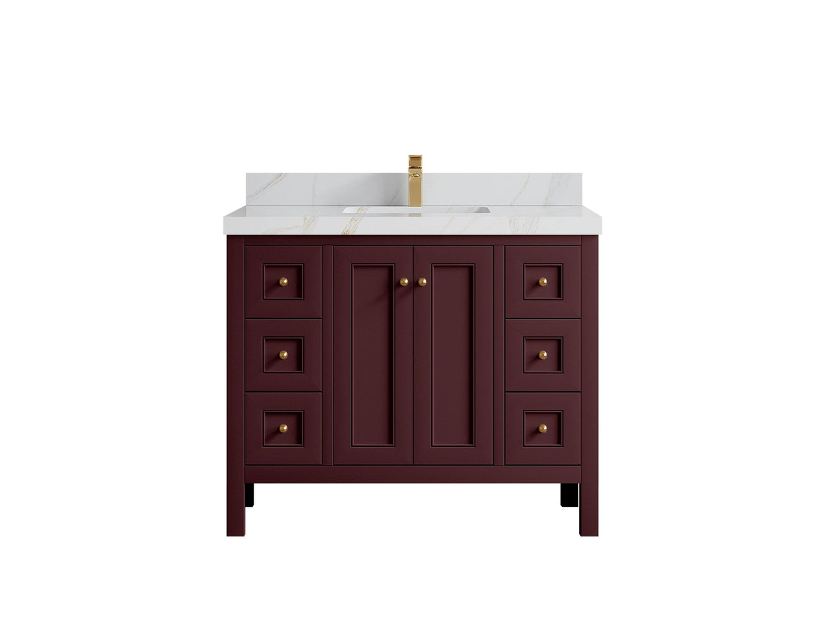 Nashville 42 in. W x 22 in. D Single Sink Bathroom Vanity - Willow Bath and Vanity