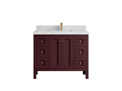 Nashville 42 in. W x 22 in. D Single Sink Bathroom Vanity - Willow Bath and Vanity