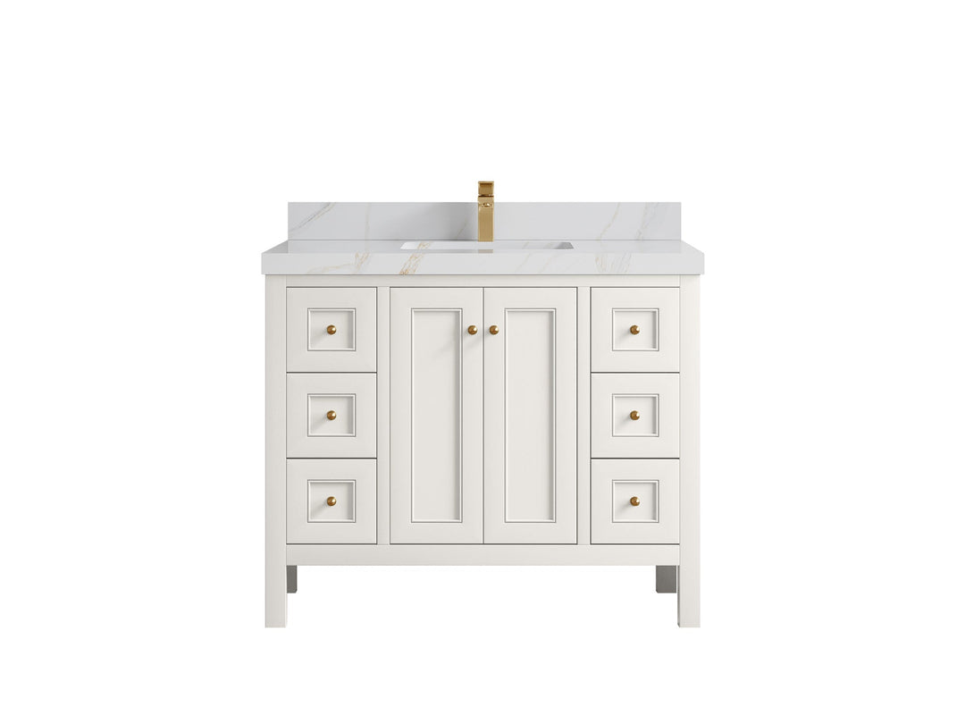 Nashville 42 in. W x 22 in. D Single Sink Bathroom Vanity - Willow Bath and Vanity