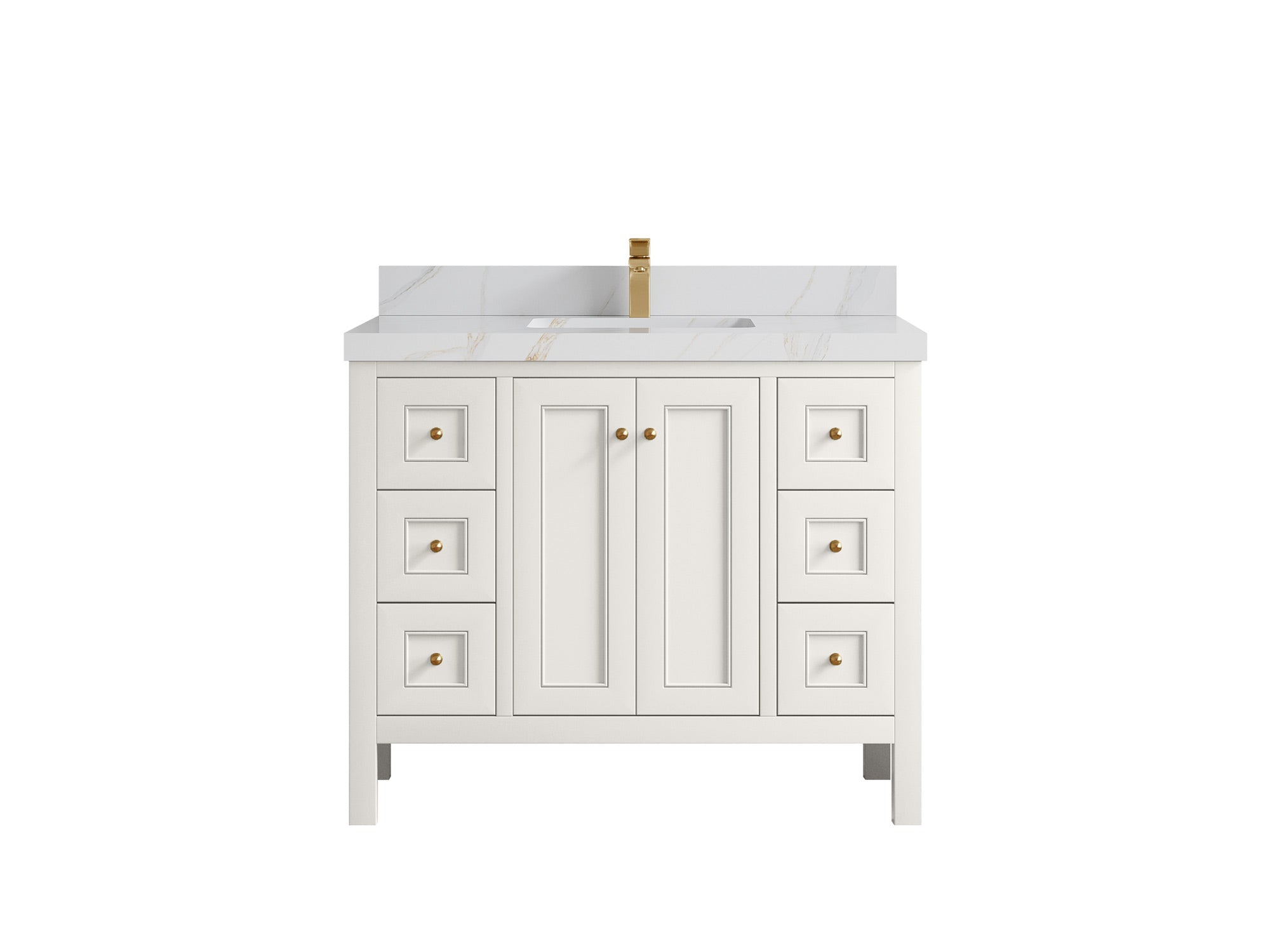 Nashville 42 in. W x 22 in. D Single Sink Bathroom Vanity - Willow Bath and Vanity