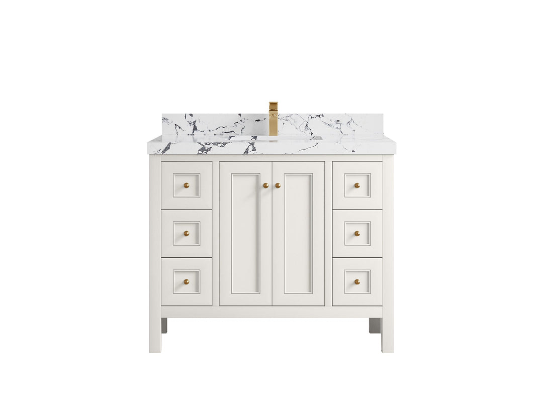 Nashville 42 in. W x 22 in. D Single Sink Bathroom Vanity - Willow Bath and Vanity