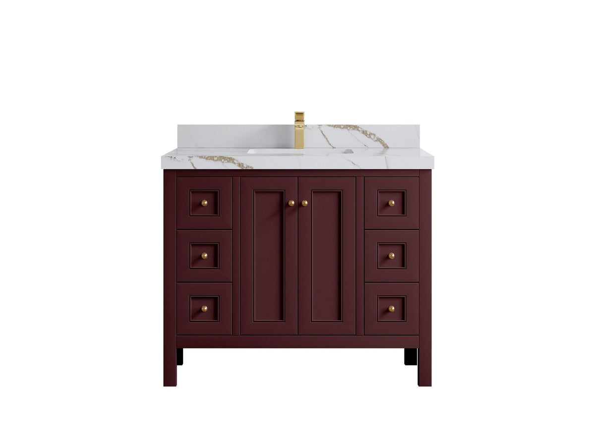 Nashville 42 in. W x 22 in. D Single Sink Bathroom Vanity - Willow Bath and Vanity