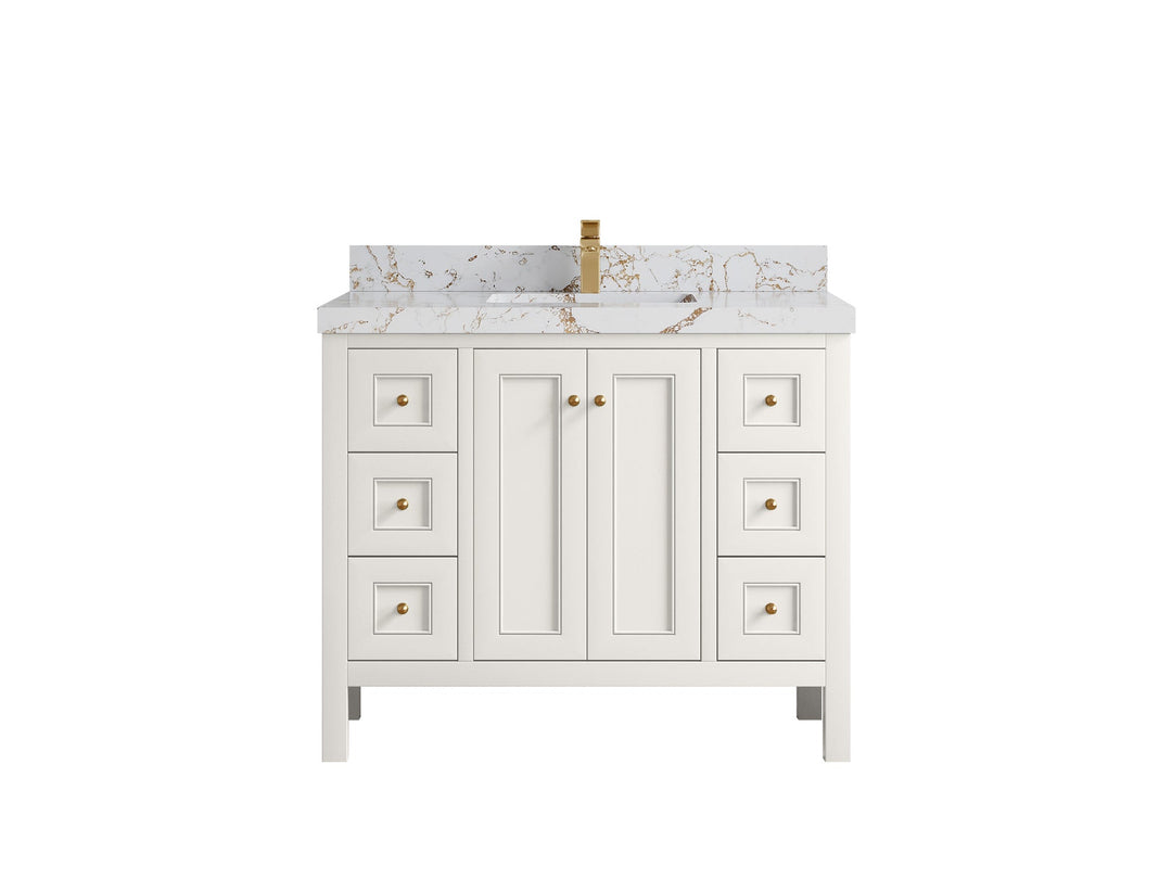 Nashville 42 in. W x 22 in. D Single Sink Bathroom Vanity - Willow Bath and Vanity