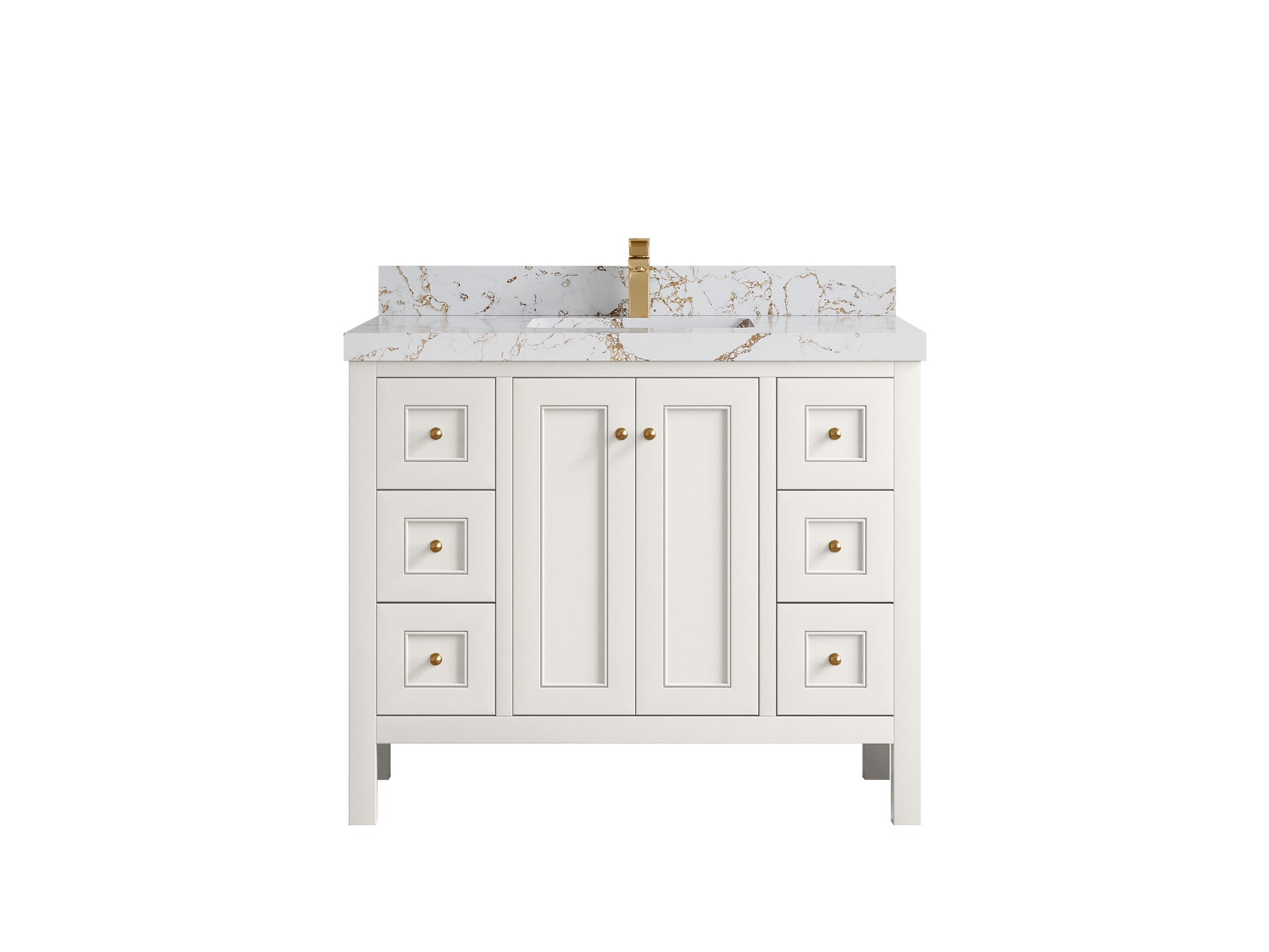 Nashville 42 in. W x 22 in. D Single Sink Bathroom Vanity - Willow Bath and Vanity