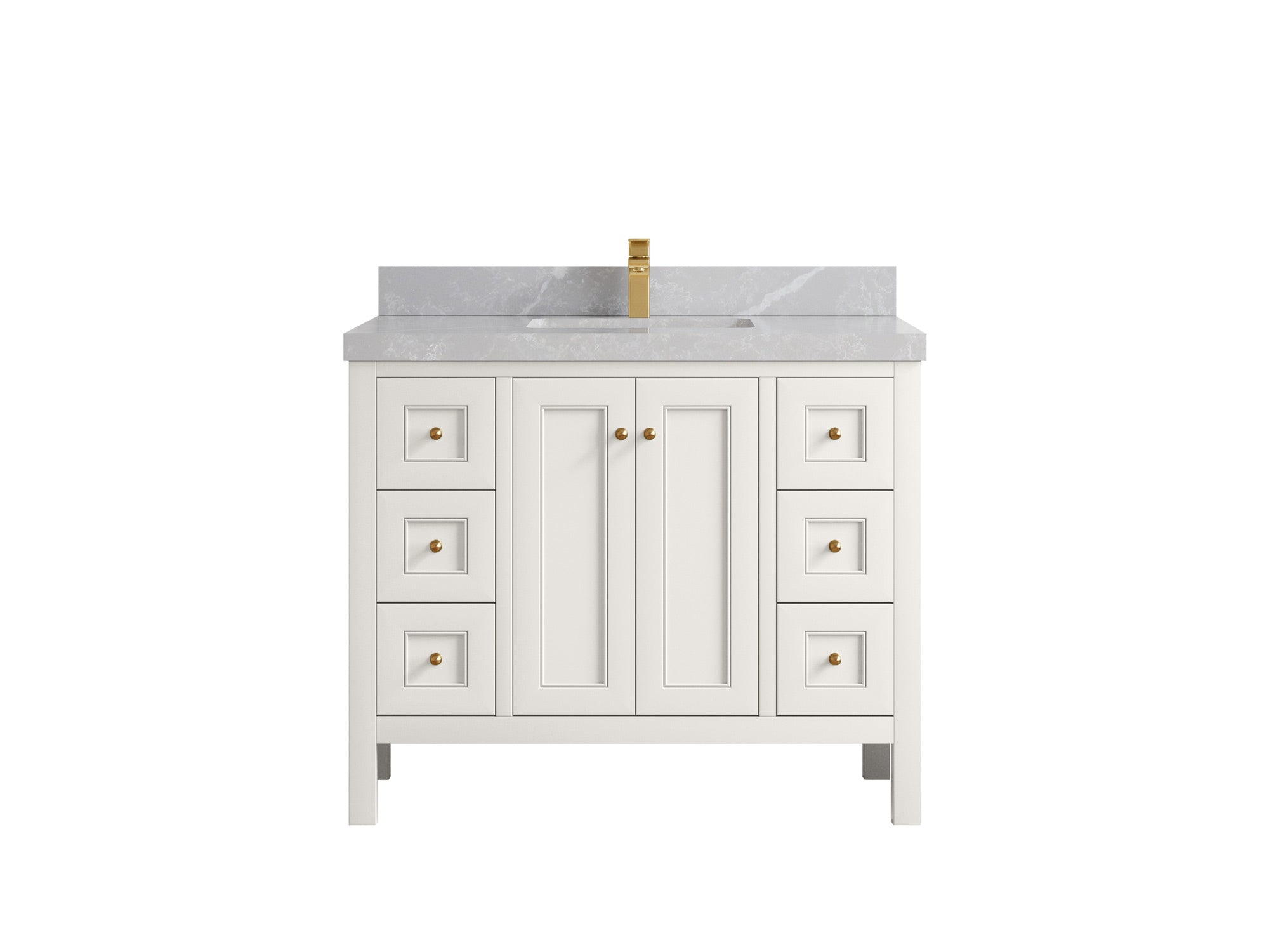 Nashville 42 in. W x 22 in. D Single Sink Bathroom Vanity - Willow Bath and Vanity