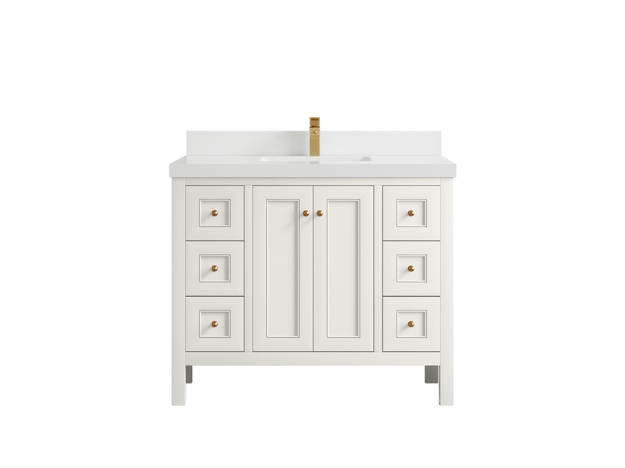 Nashville 42 in. W x 22 in. D Single Sink Bathroom Vanity - Willow Bath and Vanity